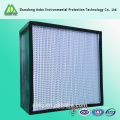 Box type HEPA air filter with separator